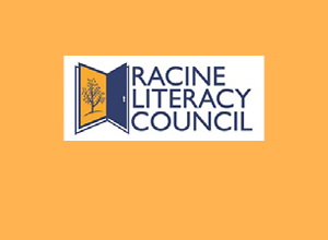 The Racine Literacy Council logo on a yellow background.