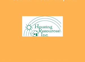 The Housing Resources, Inc. logo on a yellow background.