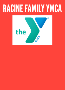 YMCA logo on a red background